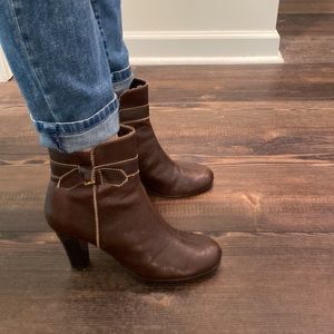 AEROSOLES Brown Ankle Boots